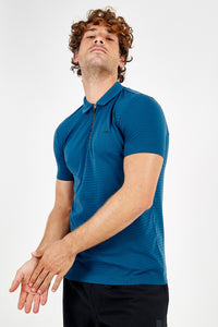 Muška polo majica bez šavova plava
